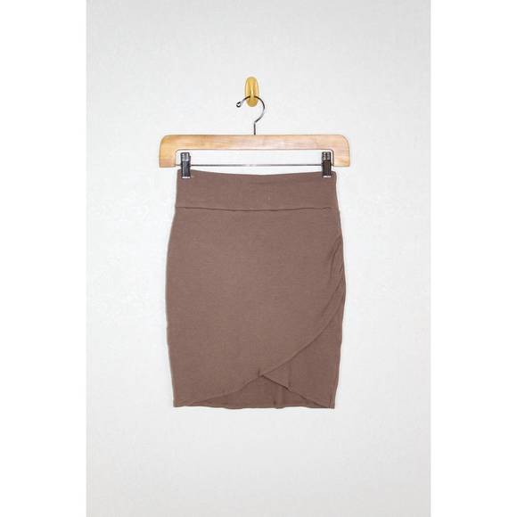 NEW BOBI surplice mini skirt in java - Picture 2 of 2